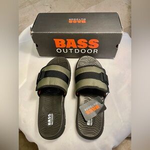 NWT BASS Outdoor TOPO Utility Sandal Olive & Black Size 7 Women’s  Size 5 Men’s